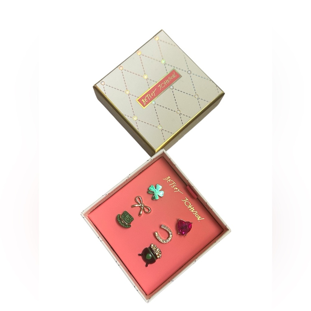 Betsey Johnson Multicolor Earring Set